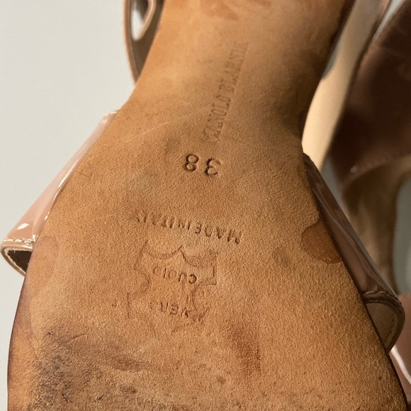 Manolo Blahnik Leather Heels - Picture 4 of 7